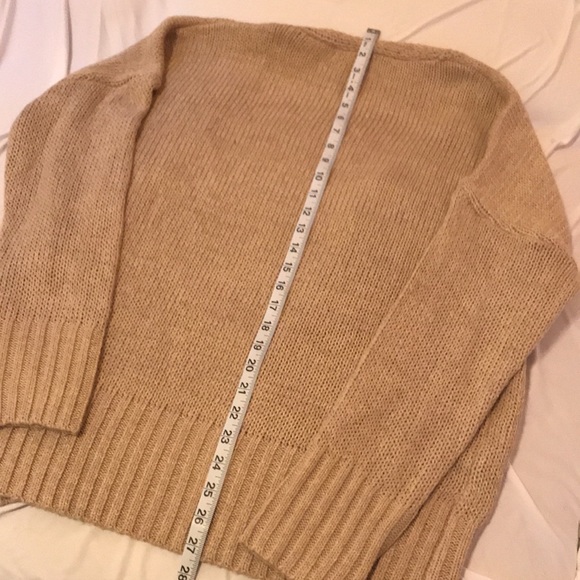 MissLook Cardigan, tan, size large - Picture 6 of 7